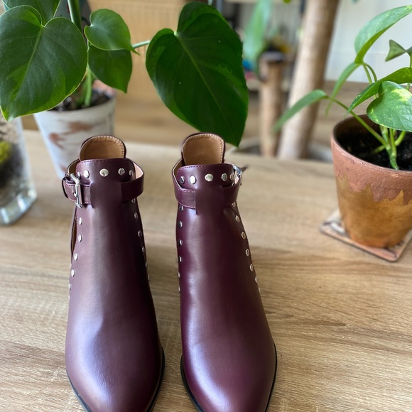 Wasco-25x by Qupid - size 6 (US) - burgundy pu - Picture 8 of 10